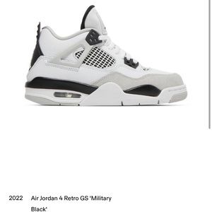 Air Jordan 4 Retro GS military black
